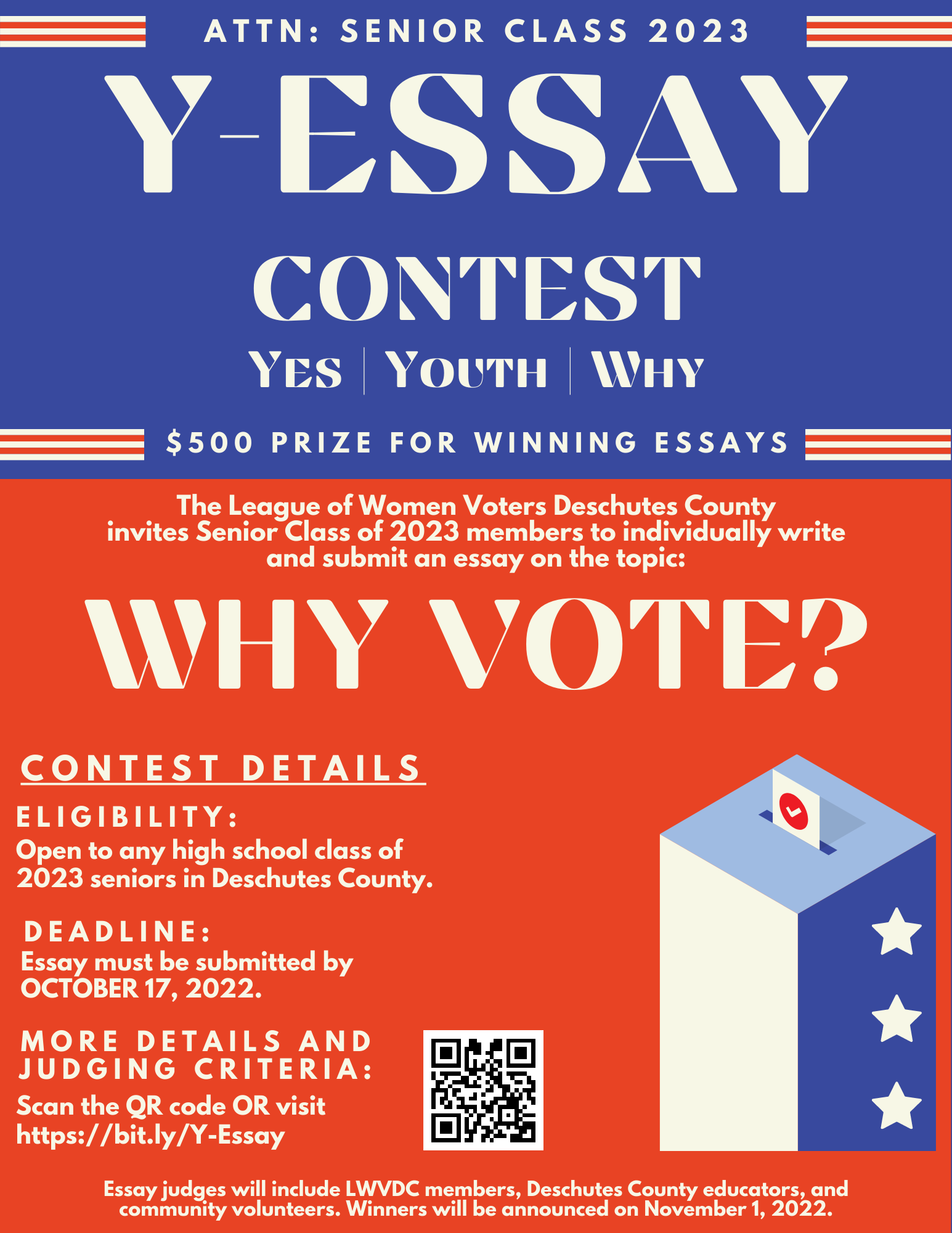 essay contest for high schoolers