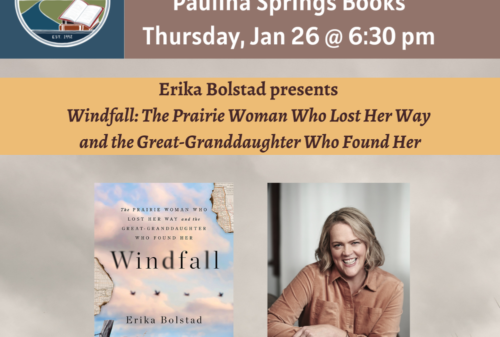 PSB: Erika Bolstad presents Windfall